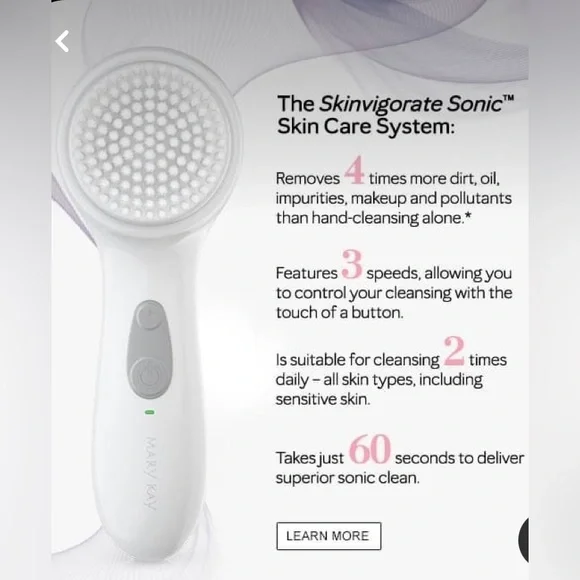 MARY KAY Skinvigorate Sonic w/extra head